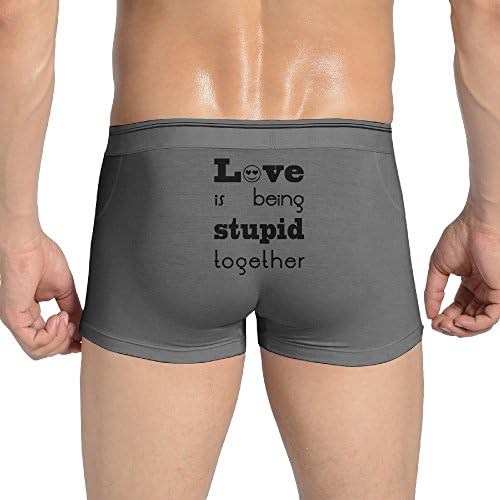 Man's Soft Stupid Together Cotton Mens Underwear