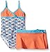 Tommy Bahama Girls' One Piece Shell Swimsuit with Skirt