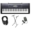 Casio CTK2000 Premium Pack with Power Supply, Keyboard Stand and Professional Closed Cup Stereo Headphones