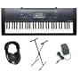 Casio CTK-2000 Premium Keyboard Pack with Power Supply, Keyboard Stand and Professional Closed Cup Stereo Headphones