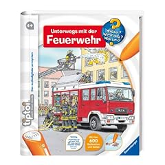 Ravensburger 00581 - tiptoi, Unterwegs mit der Feuerwehr - Wieso? Weshalb? Warum? (ohne Stift)