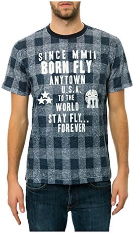 The Tron Tee In Indigo Extra Large Blue