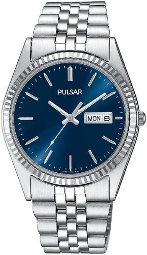 Pulsar Mens PXF277 Dress Steel Watch
