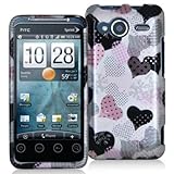 HTC A7373/EVO SHIFT 4G BRAND PREMIUM PROTECTOR CASE - LOVE DESERT ON SILVER ....