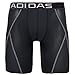adidas Men's Climacool Mesh Midway Underwear, Black/Light Onix, Large