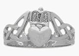 Genuine Sterling Silver Claddagh Knot Ring