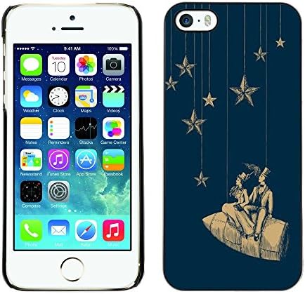 Paccase / Hard Protective Case Cover for - Stars Space Dream Rocket Theatre - Apple Iphone 5 / 5S