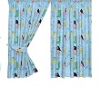 Character World Peppa George Pirate Curtains with Tie Backs, 72 Inch