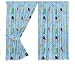Character World Peppa George Pirate Curtains with Tie Backs, 72 Inch