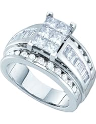 2.00CTW DIAMOND INVISIBLE RING