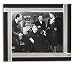 HUMPHREY BOGART AS SAM SPADE, MARY ASTOR AS BRIGID O'SHAUGHNESSY, PETER LORRE AS JOEL CAIRO, SYDNEY GREENSTREET AS KASPER GUTMAN FROM THE MALTESE FALCON #1 - BLACK & WHITE Movie Photo - Luxury Framed 25x20cm Photograph (Colour choice of Four Section Mirror and Black Glass Frame or Real Capiz Shell Frame)