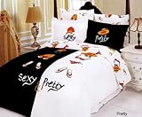 Le Vele Pretty Duvet Cover Bed in Bag Full Queen Bedding Gift Set LE93Q