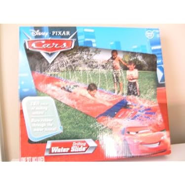 Disney Pixar Cars Lightning Mcqueen Drifting Water Slide