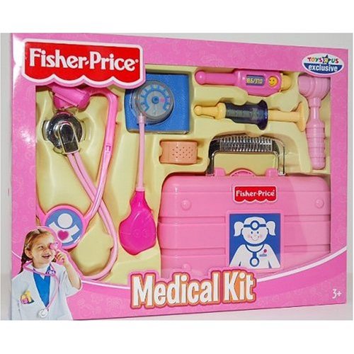 Childrens Toyshop  Toys : Fisher Price Medical Kit - Pink