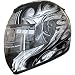 Adult Full Face Sports Motorcycle Helmet DOT (509) 136 Black Medium