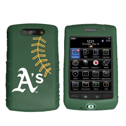 iFanatic MLB Oakland Athletics Cashmere Silicone Blackberry Storm Case
