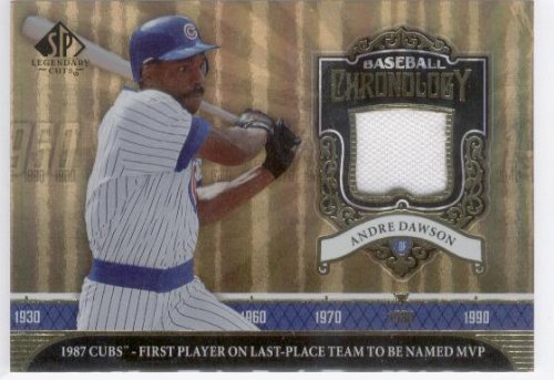 2006 SP Legendary Cuts Baseball Chronology Materials AD Andre Dawson - Chicago Cubs (Piece of Authentic Jersey - Baseball Cards)