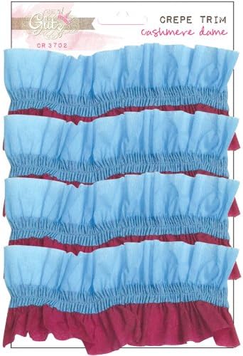Glitz Design CR3702 Cashmere Dame Gathered Crepe 5 Feet-