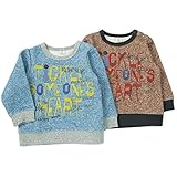 【アウトレット】 La Chiave トレーナー (80～130cm) キムラタンの子供服 ブラウン 100 ( 53373x53573-154 )