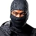 Yoyorule Camouflage Army Cycling Motorcycle Cap Balaclava Hats Full Face Mask (Black)