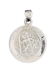 CleverEves 14K White Gold Religious Pendant 5.6 - Gram(s)