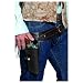 Authentic Western Wandering Gunman Belt and Holster - Adult
