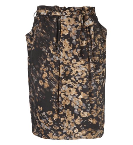 InWear Damen Rock (knielang), gebl&uuml;mt C41292001 / Azalia, Gr. 42, Schwarz (050 black) Preisvergleich
