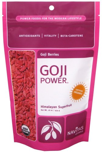 Navitas Naturals Certified Organic Goji Berries, 16-Ounce Pouch image