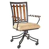 Powell Destin Castered Dining Arm Chair, 2-Piece