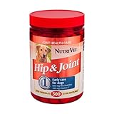 Nutri-Vet Hip and Joint Level 1 Chewables Tablets for Dogs, 300 Count