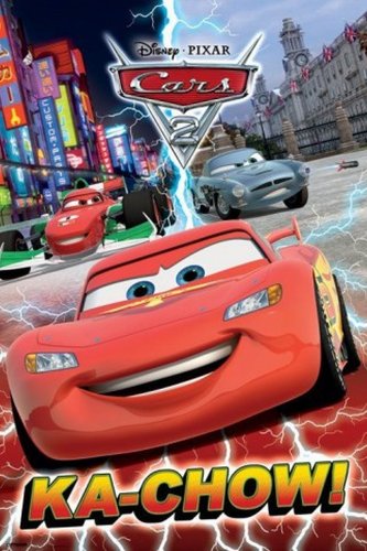 1art1 54418 Cars - 2, Ka-Chow Metallic Effekt Poster, 91 x 61 cm Preisvergleich