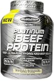 MuscleTech Platinum 100% Beef Protein, Ultra-Pure Hydrolyzed Beef Isolate, Vanilla Caramel, 4.11 lbs (1.86kg)