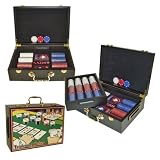 500 Composite Suited Poker Chip Set (Multi) (6H x 12W x 24D) by Games & Gadgets
