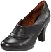 Clarks Women's Society Ascot Pump,Black Leather,6.5 M US