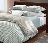 Houndstooth Comforter Cover & Sham