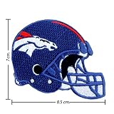 Denver Broncos Helmet Logo Embroidered Iron on Patches