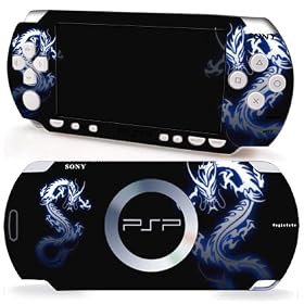 DRAGON Design Sony PSP 2000 Slim Vinyl Skin Decal Cover Sticker Protector (Matte Finish)+ Free Screen Protector