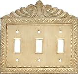 GRAN BRITANNIA WHITE Switchplates Outlet Covers, Rockers, GFCI 3 Toggle