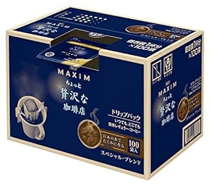 AGF マキシム レギュラーコーヒー ドリップパック ちょっと贅沢な珈琲店 豊かなコクのスペシャルブレンド 100P