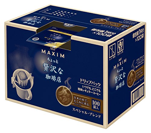 AGF マキシム レギュラーコーヒー ドリップパック ちょっと贅沢な珈琲店 豊かなコクのスペシャルブレンド 100P