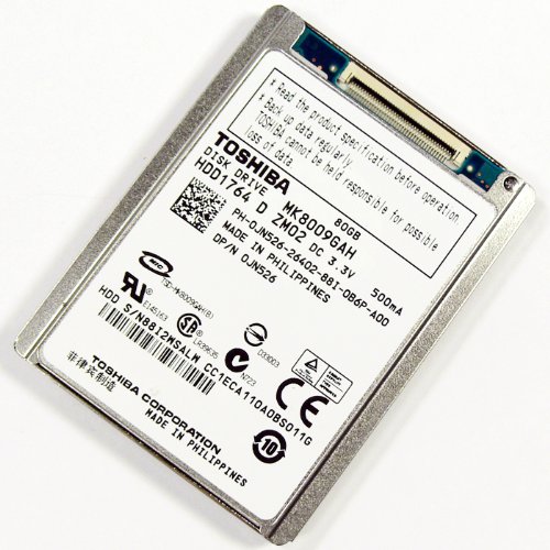 Toshiba MK8009GAH - Hard drive - 80 GB - internal - 1.8 - ATA-100 - 4200 rpm