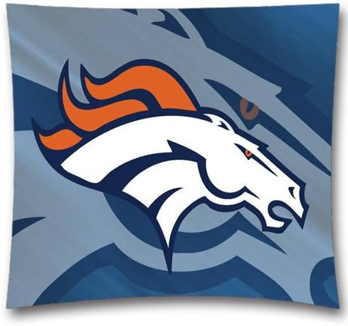 Creative Sport Cotton Linen DIY nflDenver Broncos Throw Pillows Cushion Cover For NFL,Personalized Gift,Birthday Gift,Home Decor,Cover Size 18x18Inch,