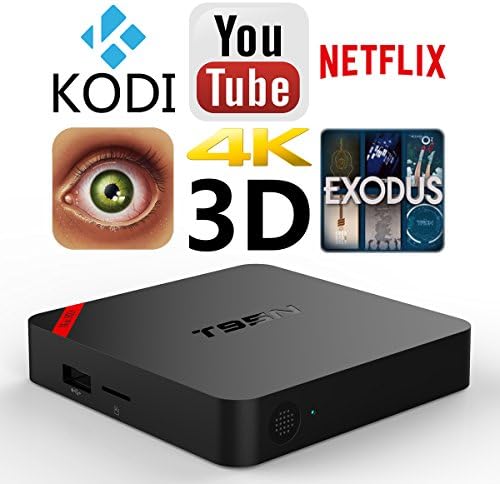 Rominetak T95N MINI MX+ Android 5.1 Lollipop OS TV Box Quad Core 1GB DDR3 RAM 8GB Flash 4K UHD 3D HDMI Kodi 16.0 Fully Loaded Rooted Unlocked Amlogic S905 Google Streaming Media Player WiFi DLNA