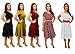 DBG Women's Short Sleeve Scoop Neck Polyester Dress