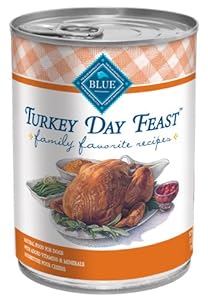 Blue Buffalo Family Favorite Canned Dog Food, Turkey Day Feast (Pack of 12 12.5-Ounce Cans) Blue Buffalo Family Favorite Canned Dog Food, Turkey Day Feast (Pack of 12 12.5-Ounce Cans)