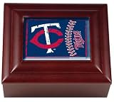 MLB Minnesota Twins Wood Keepsake Box