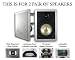 4 Ma Audio Maq-650-alh204 Home Theater In Wall Surround Sound Speakers