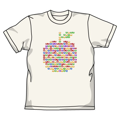 Cover image : ぷよぷよ7 ぷよりんごTシャツ ナチュラル サイズ:S