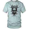 Black Infected Skull Fine Jersey T-Shirt