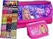 Hannah Montana Pencil Case Pink + Pack of Pencils & Wallet